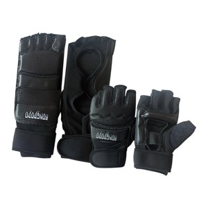 Ioensy - Guantes De Boxeo Medios Mitones Duraderos Para Agarrar Saco De Boxeo Fitness L