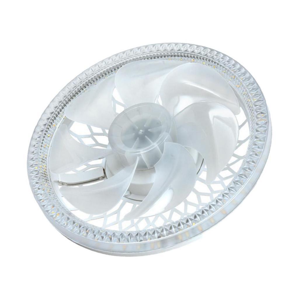 Ioensy - Ventilador De Techo Con Luz Silenciosa Con Lámpara De Ventilador Remoto Para Oficina, Hogar, Comedor, Blanco