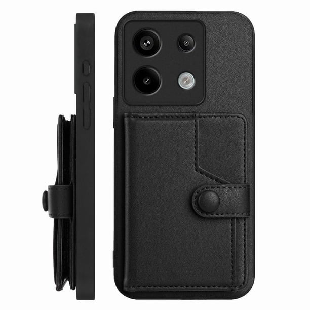 FOXDOCK Funda para Xiaomi POCO X6 con Bloqueo RFID - Diseño Elegante con Cierre de Botón