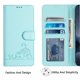 thumbnail image 4 of Funda tipo cartera FOXDOCK para iPhone 12 Pro con soporte, ranuras, RFID, diseño de gato, 4 of 5