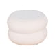 thumbnail image 1 of Reposapiés Redondo Estable Para Cambiar Zapatos, Ideal Para Sala De Estar, Dormitorio, Apartamento, Color Blanco, 1 of 5