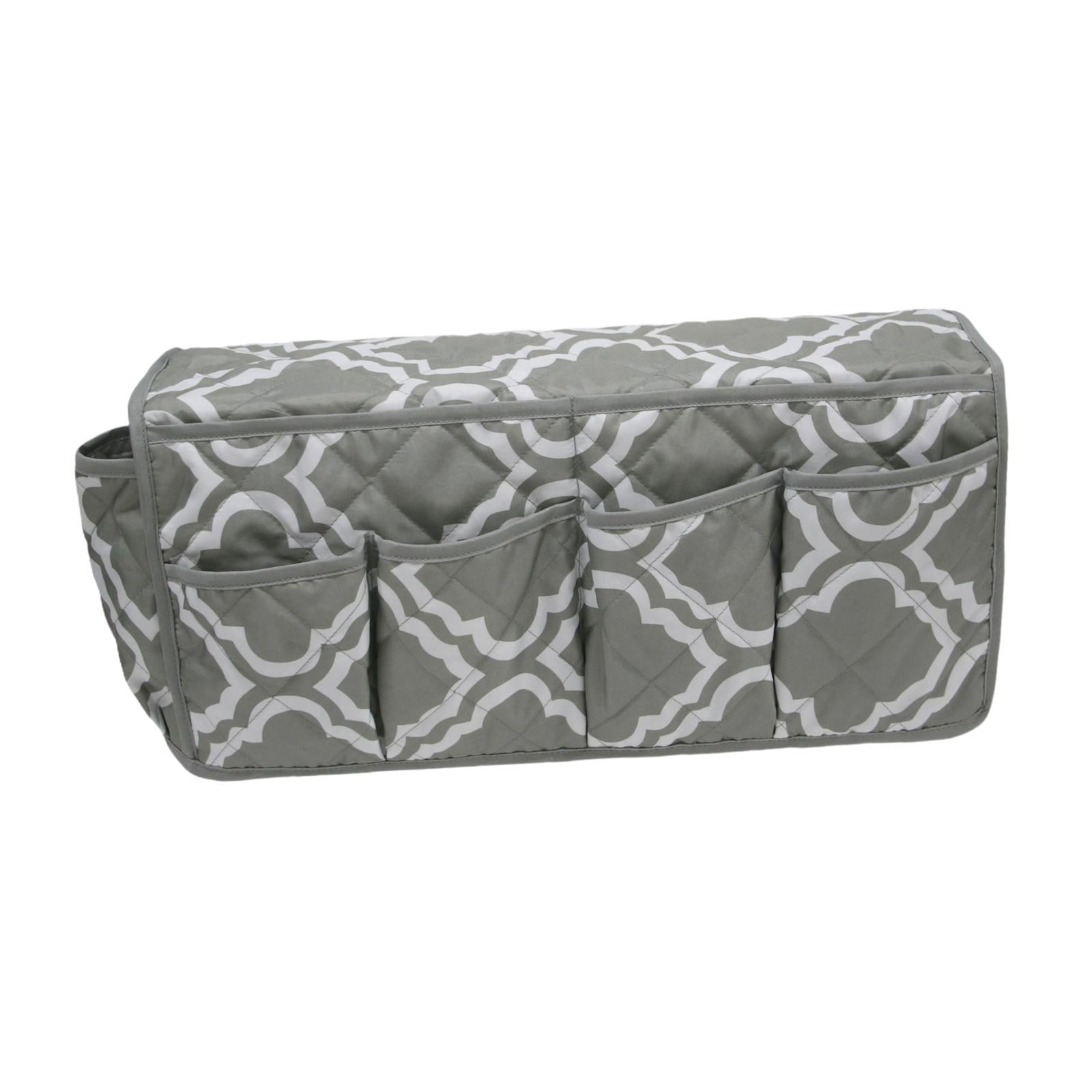 Magideal - Bolsa Organizadora Para Reposabrazos De Sofá, Bolsa De Almacenamiento Portátil De Moda, Organizador Para Sillón, Para Artículos Diversos, Cables, Dorm Gris