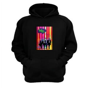 Genérico - Poleron Canguro The Beatles Negro Talla Xs Unisex