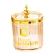 thumbnail image 3 of Decoración Del Jarra De Dulces De Ramadán Organizador De Encimera Resuable Candy Serving Jar Tower Amber, 3 of 5