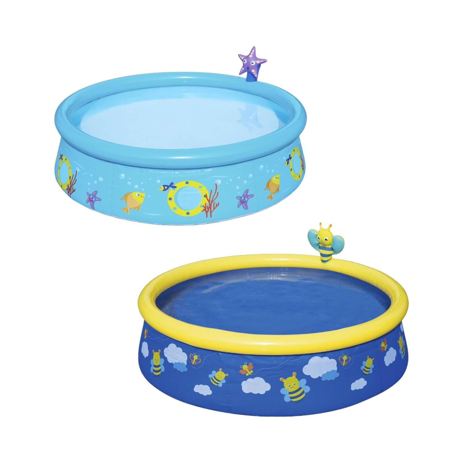 Piscina Bestway Redonda Fácil Armado 1.52mx38cm Azul Tamano Unico