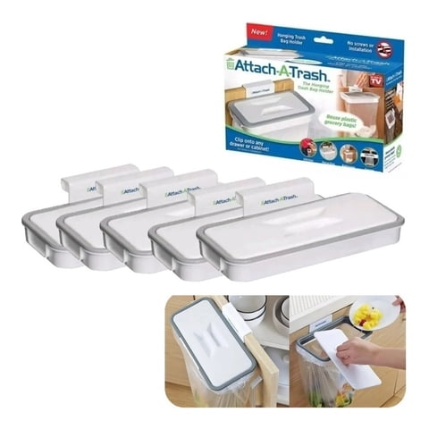 Genérico - Pack 5 Basurero Papelera Portatil Ergonomica