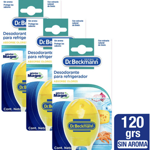 Pack X 3 Desodorante Refrigerador Dr. Beckmann Extracto Limón 40 G