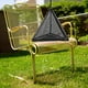 thumbnail image 2 of 1pc, Outdoor Camping Kitchen Basket Triangle Picnic Foldable Cookware Drying Net Storage Mesh Hanging Bag Picnic Dry Food Organizer, 2 of 5