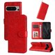 thumbnail image 2 of Funda tipo cartera FOXDOCK para Google Pixel 8 Pro , diseño girasol en relieve, cuero PU, cierre magnético, soporte y tarjetero, 2 of 5