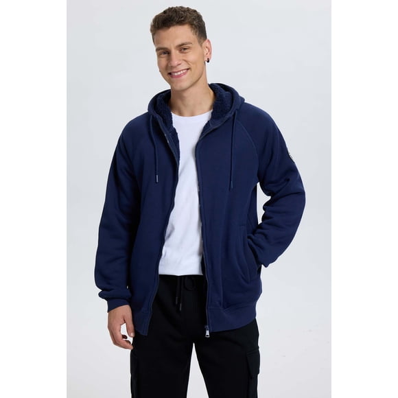 Polerón Hombre Corderito Azul