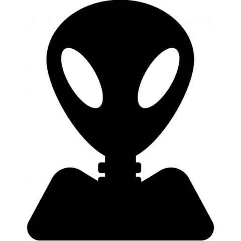 Rienda Libre Graphics - Decomural Alien Space Spaceman Ws-15706