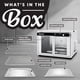 thumbnail image 4 of Horno Air Fryer Gourmia French Door 37 L, 12 presets de cocción, 4 of 9