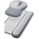 thumbnail image 1 of Set de reposamuñecas ergonómico meatanty con almohadilla para ratón – Azul y gris, 1 of 7
