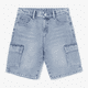 thumbnail image 2 of Shorts Bermuda Cargo Jean Denim Casual Con Estilo, 2 of 3