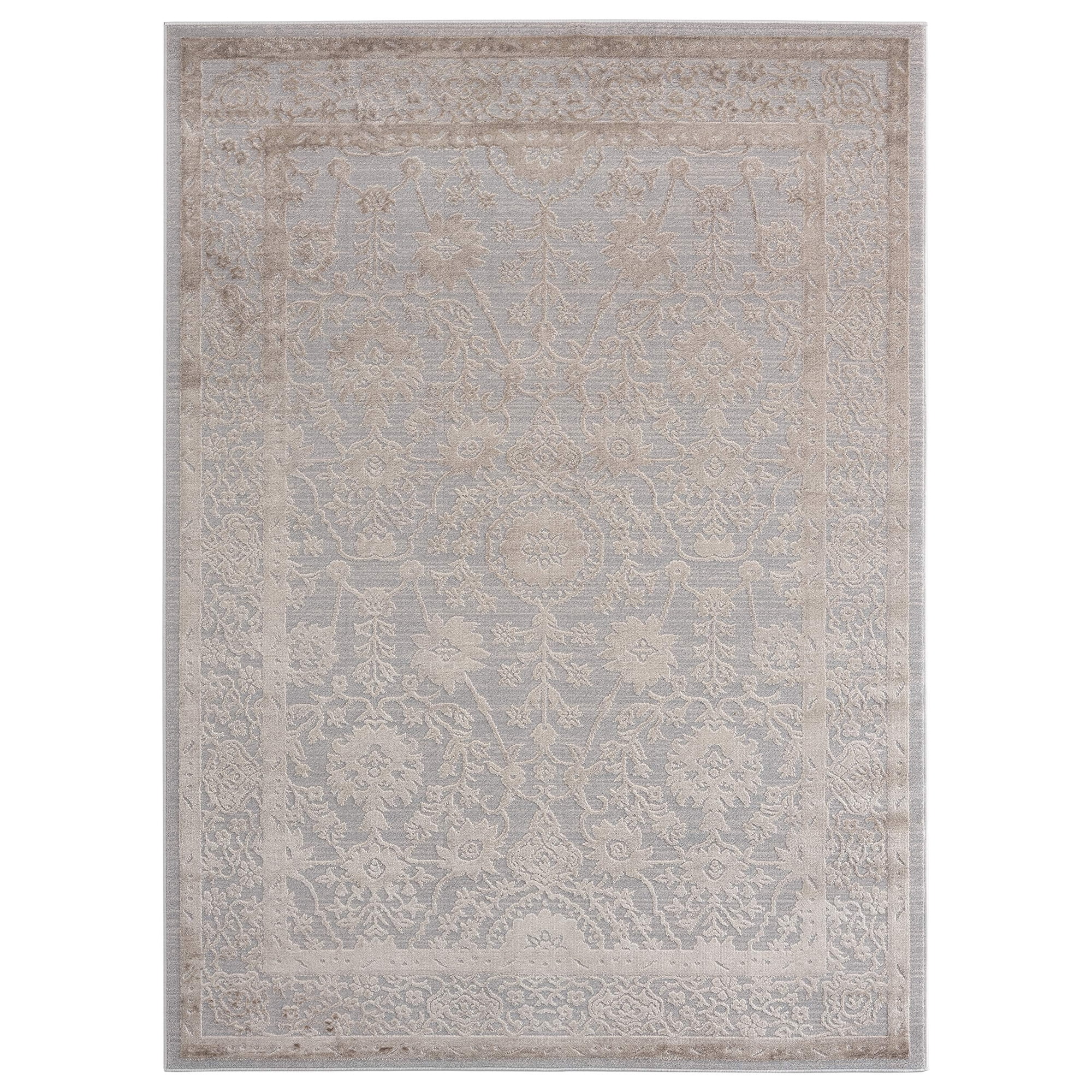 Alfombra United Weavers Cascades Shasta Beige Con Acento Clásico
