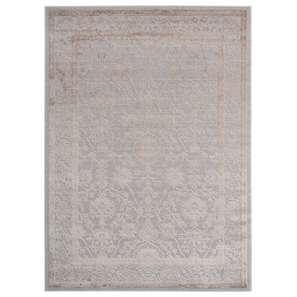 Alfombra United Weavers Cascades Shasta beige con acento clásico