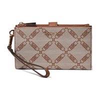 Billetera Michael Kors Doble Cremallera Talla Única Natural