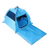 Magideal - Tienda De Campaña Para Perros Y Gatos, Tienda Portátil Para Jugar, Perrera Transpirable Para Mascotas Pequeñas, Perrera Plegable Para Perros Y Gatos, Azul