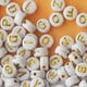 thumbnail image 4 of Juego de 200 cuentas de joyería sueltas de acrílico dorado con letras blancas, accesorios para pulseras para niños, 4 of 8