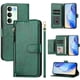 thumbnail image 4 of FOXDOCK Funda Tipo Cartera para Tecno Camon 50 Cuero PU con Cremallera y Correa de Muñeca, Ranuras para Tarjetas, Soporte Plegable, Cierre Magnético, 4 of 5