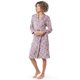 thumbnail image 5 of Bata de Forro Polar Fruit of the Loom con Diseño de Copos de Nieve para Mujer Talla 3X, 5 of 5