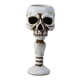 thumbnail image 4 of Calavera Taper Portavelas Columnar Velas Stand Estatuilla Decoración Para El Hogar Blanco, 4 of 5