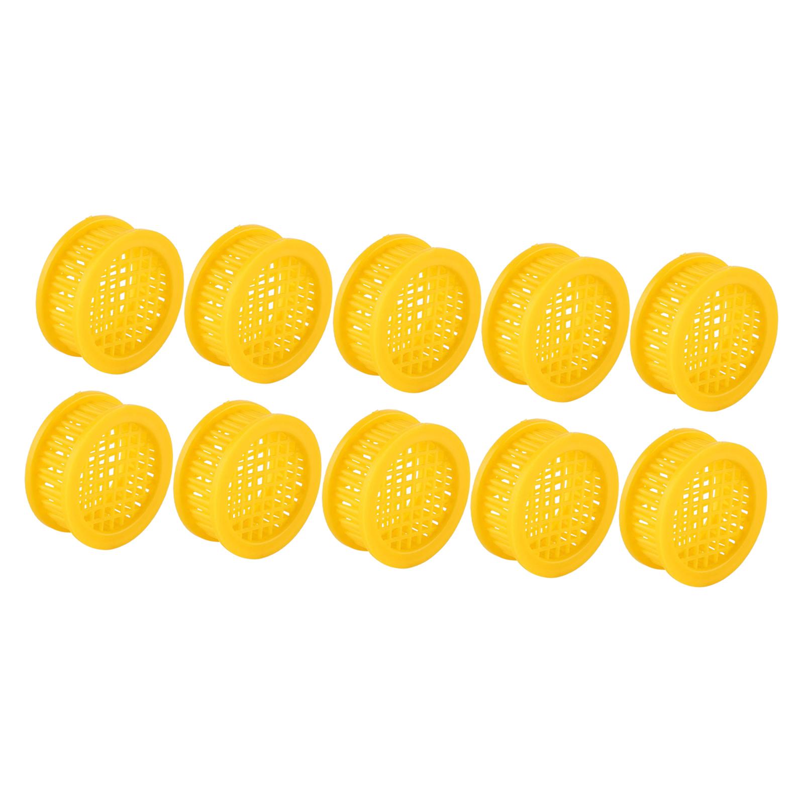 Magideal - 10 Piezas De Jaulas Para Abejas Reinas, Herramientas De Cría, Cajas Resistentes Para Cría De Abejas Reinas, Para Granjas Al Aire Libre.