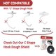 thumbnail image 5 of Dough Hook Shield KNEADACE para batidora KitchenAid con adaptadores, 5 of 7