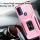 thumbnail image 4 of Funda Armada para Motorola Moto G Power 2022 con Tapa Deslizante y Soporte Magnético Giratorio Rosa, 4 of 5