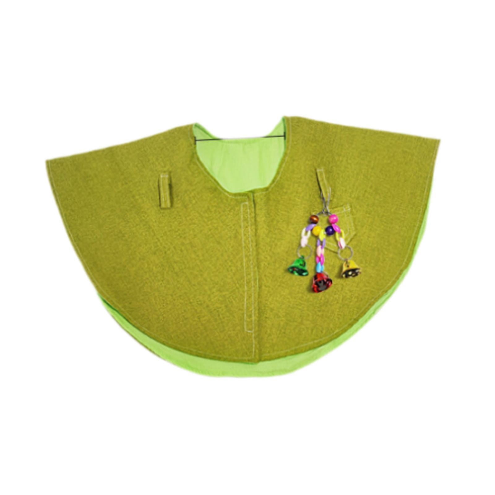 Protector De Hombros Antiarañazos Para Loros, Periquitos Pequeños, Medianos Y Cacatúas, Color Verde