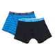 thumbnail image 1 of Bóxer Hombre Bipack Mix Líneas Azul/Negro Corona, 1 of 5