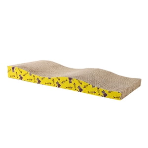 Ioensy - Almohadilla Para Rascar Nido Rascador Salón Cama Esteras Para Dormir Rascador Para Gatos Onda De Cartón 44.5X21X44Cm