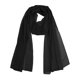 thumbnail image 1 of INSPIRE CHIC Bufanda de Chiffon Sólido para Mujeres Regreso a Clases Ligera Suave Transparente Larga Envoltura para la Cabeza Chal Bufandas Negro 68.9x27.6 pulgadas, 1 of 7
