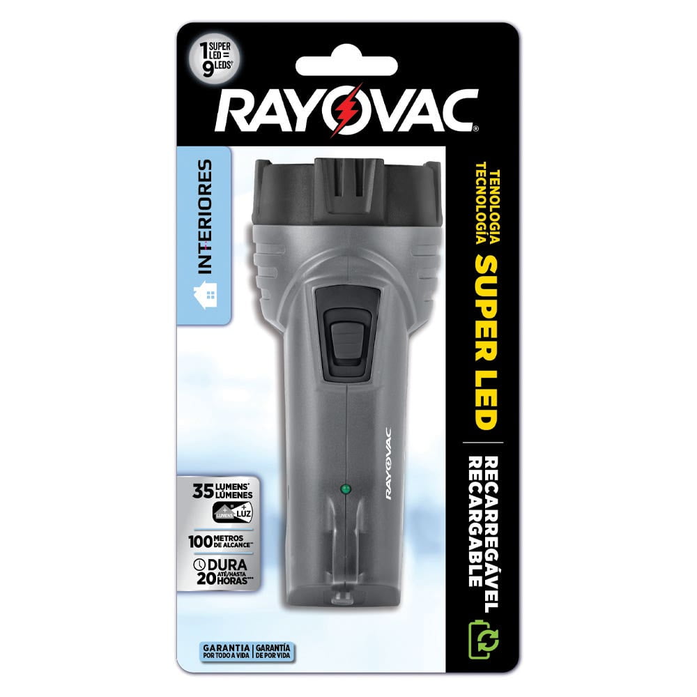 Rayovac - Linterna Superled 9led 35lm