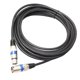 thumbnail image 2 of Cable De Audio XLR Macho A Hembra Para Mezclador De Micrófono Negro Y Azul De 20 Metros, 2 of 3