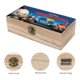 thumbnail image 3 of Caja Organizadora de Madera Rústica Chicken Little Desmarcar, 3 of 6