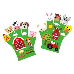 Magideal - 2X Story Story Puppets Animales Juguetes De Títeres Finger Docente Educación Educación Regalo Aprendizaje Temprano Para Fiestas De Cumpleaños En Casa Tema De La Granja