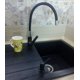 thumbnail image 3 of Dispensador Jabón Lavaplatos Fregadero Acero Inox negro mate, 3 of 8