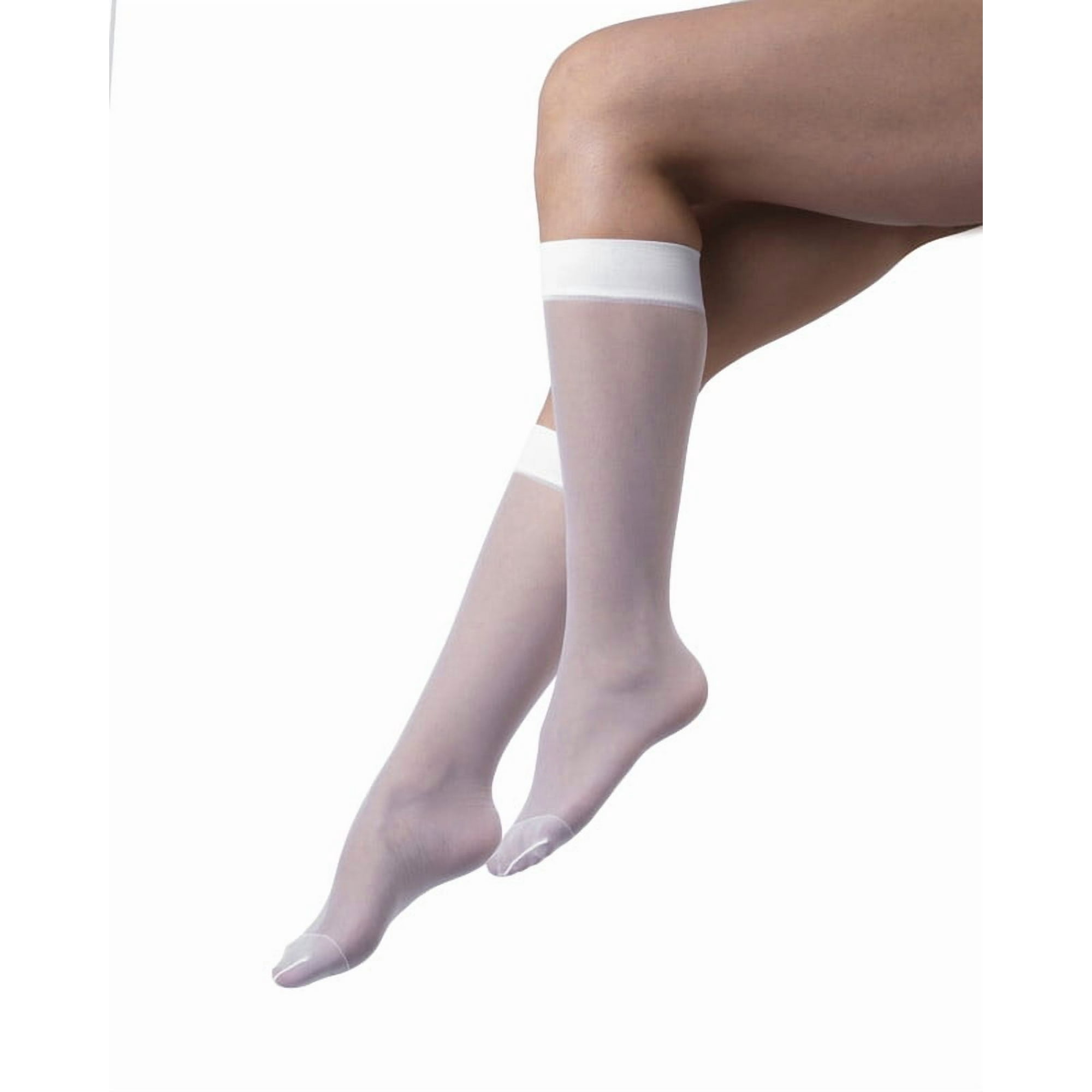 Ingesa - 2 Pares Pantys Medias Pantalón Mujer Punta Reforzada Blanco