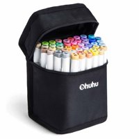 Ohuhu 48 Marcadores De Alcohol Tonos Medios Pincel & Fina