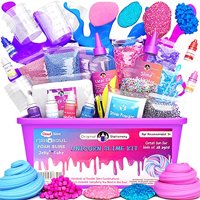 Original Stationery - Papelería Original Unicorn Slime Kit Suministra Cosas Para Niñas Que Hacen Limo [Todo En U