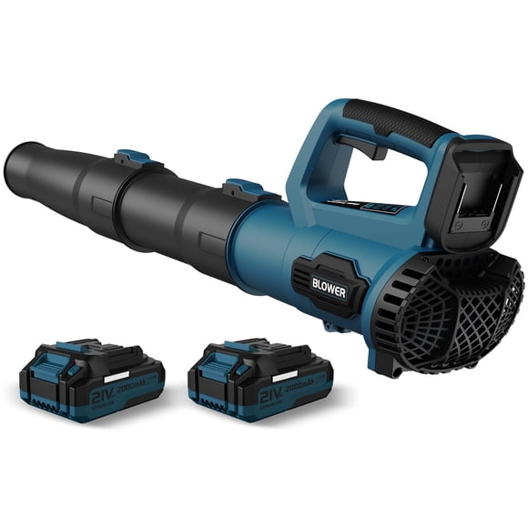 Soplador de hojas inalámbrico LEAPUL de 21V con 2 baterías