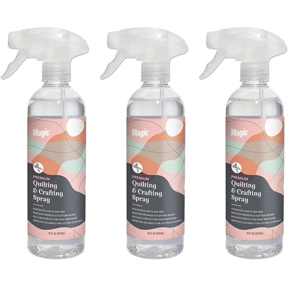 Botella de Spray MAGIC 473 ml Pack de 3 para Acolchado y Manualidades