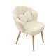 thumbnail image 1 of Sillón De Tocador, Lindo Sillón Suave Con Acento Para Oficina, Sala De Estar, Maquillaje, Color Blanco Roto, 1 of 5