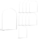 thumbnail image 1 of Tarjetas de lugar de acrílico transparente con soporte de acrílico Números de mesa de boda con soporte de acrílico Placas de tarjetas de nombre de 10 piezas, 1 of 2