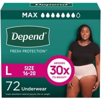 Ropa Interior Para Incontinencia En Adultos Depend Fresh Protection Women