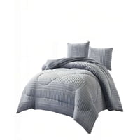 Genérico - Cobertor De Peludos Leche Con Textura King Color Gris