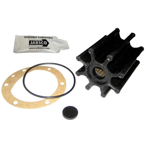 Kit impulsor Jabsco de neopreno de 8 palas, 6,5 cm de diámetro x 7,6 cm de ancho
