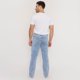 thumbnail image 3 of Jeans Hombre Straight Fit Azul Claro Lavado Corona, 3 of 5