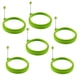 thumbnail image 1 of 6 piezas de anillos de silicona para huevos, anillos antiadherentes para huevos, anillos para cocinar huevos, molde para huevos fritos o anillos para panqueques, molde antiadherente redondo, 1 of 8